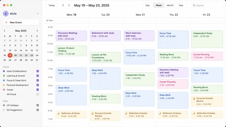 atula calendar