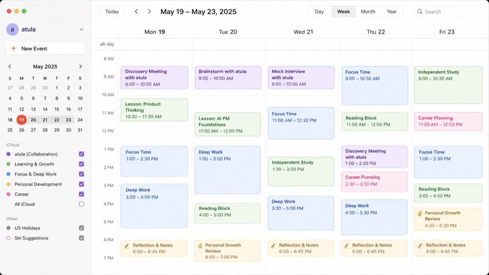 atula calendar